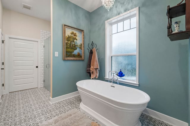 Standalone Tub in Master Bathroom