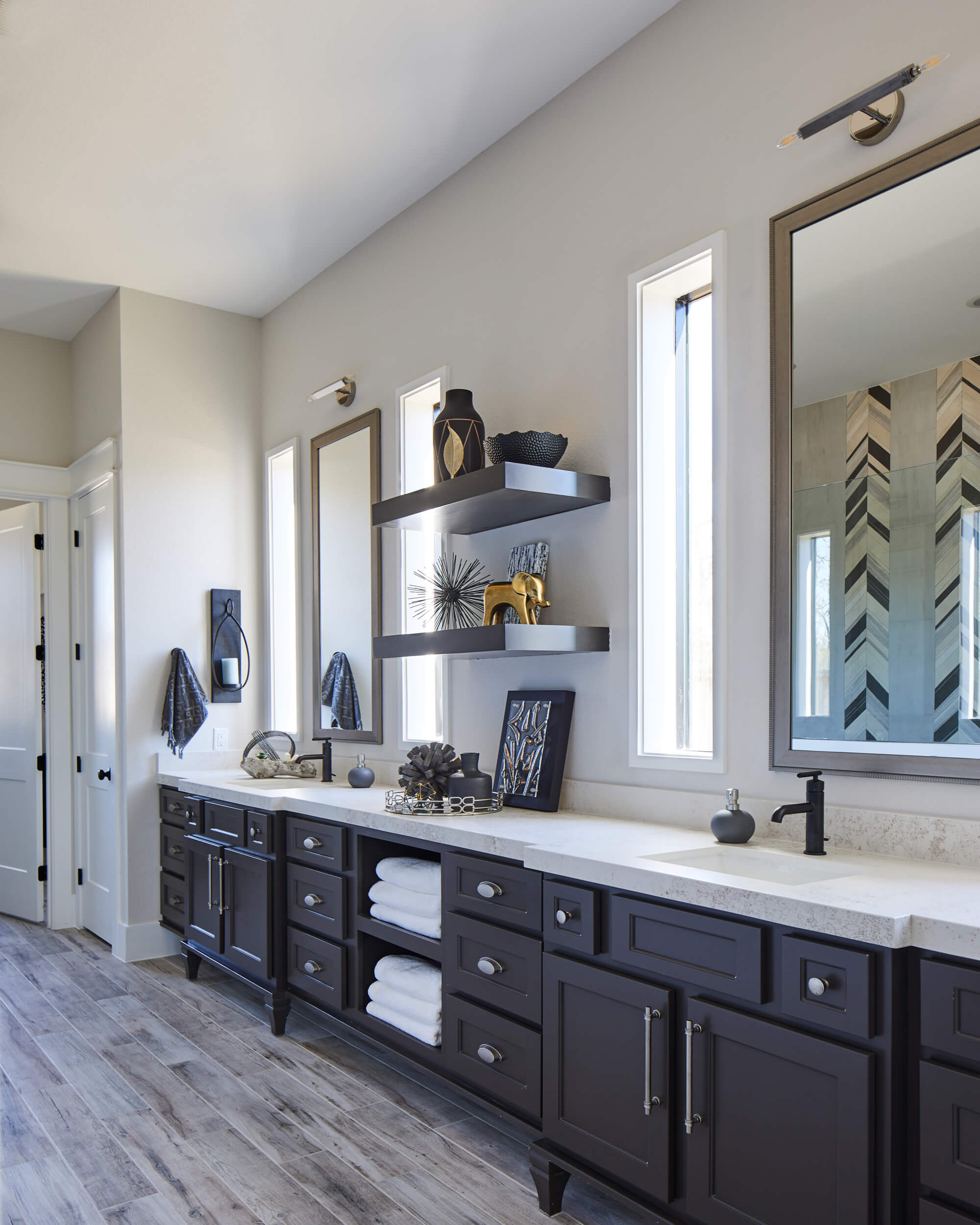 Kurk Homes Southern Living Showcase Home Brazos Bend Home Owner east bathroom