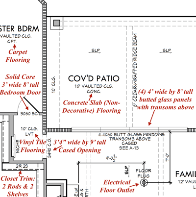 Butted Glass floor plan