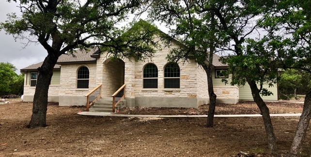 Arched Windows in Almond Vinyl