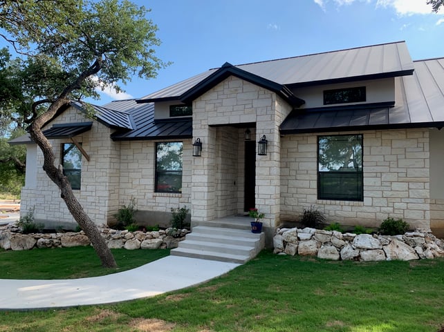 Prairie Grid Design Windows in Dark Bronze Vinyl