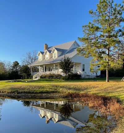 Custom Farmhouse on Lake