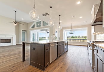 modern farmhouse kitchen open concept