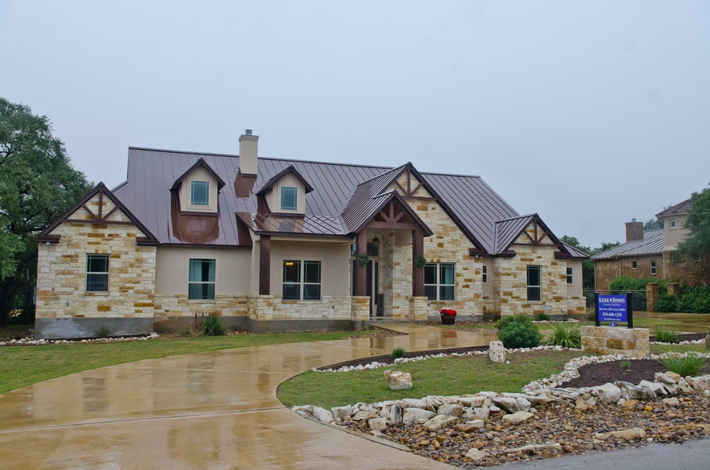Kurk Homes Copper Ridge Model New Braunfels Texas