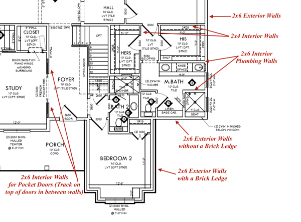 Preliminary Wall Sizes