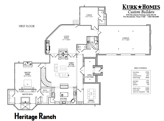 Heritage Ranch Floorplan