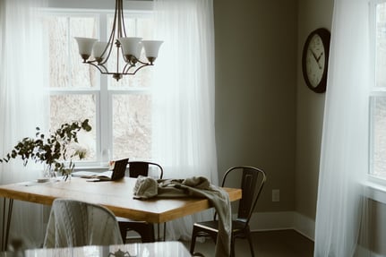 Gray walls painted farmhouse design