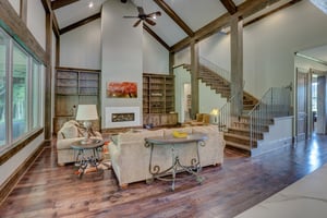 vaulted ceiling farmhouse